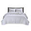 Ensemble de courtepointe 2 pièces blanc simple / simple TG-119181147-119181150