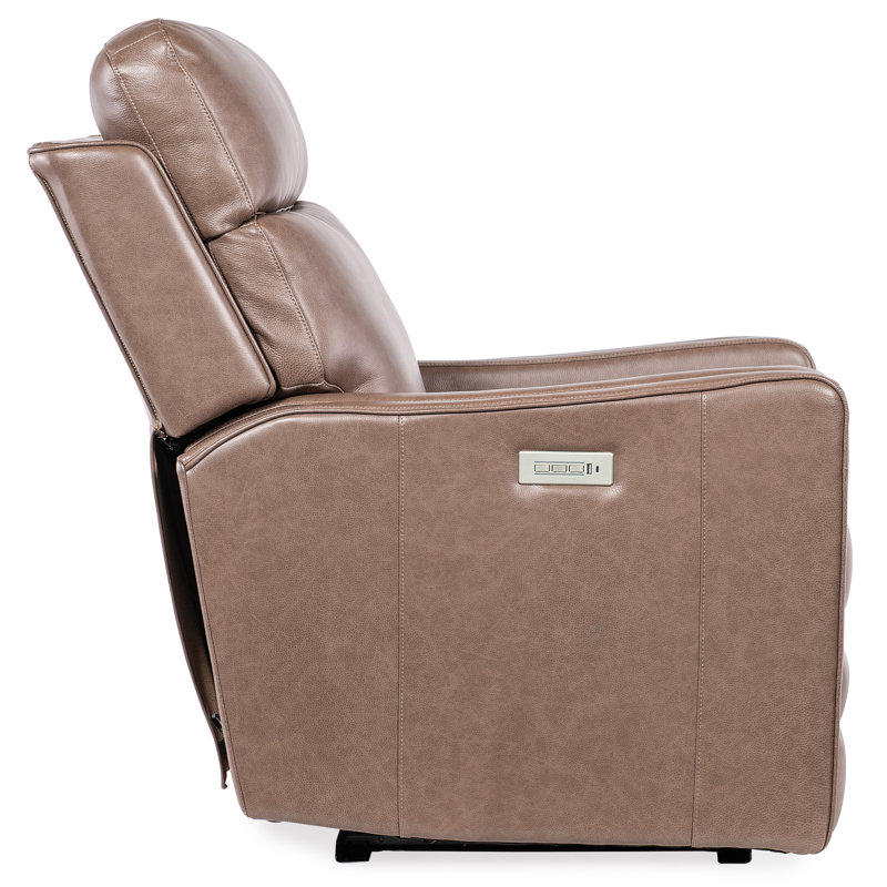 Fauteuil inclinable électrique Twain Zero Gravity avec repose-tête électrique et soutien lombaire, Ocre