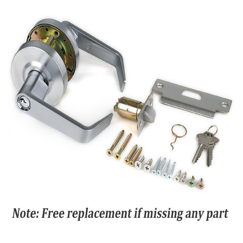 Chrome Keyed (Entry) Door Lever