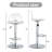 Modern Minimalist Bar Chairs And Bar Stools. Can Rotate 360 ° And Adjust Lifting. PET Backrest And PU Seats. Set Of 2. Suitable For Bars-2079692884