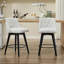 Ensemble de 2 tabourets de bar pivotants-125607686
