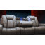 Wiley Triple-Power Leather Theatre Sofa