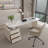 Aleiah Modern Stone Executive Desk with Storage for Computer Office-1178575803