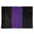 Noir / milieu violet