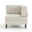 Upholstered Corduroy Armchair-1717301998