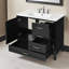 Meuble-lavabo moderne 36 po avec cadre solide, 1 porte à fermeture douce et 3 tiroirs, armoire de rangement moderne-1243423999