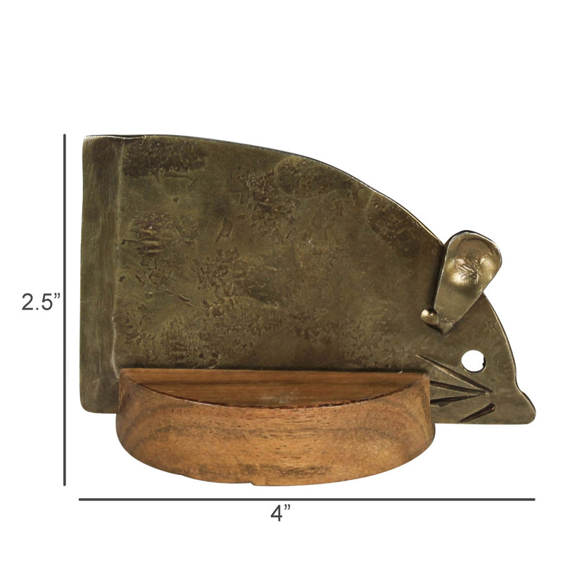 Couteau à souris, or antique