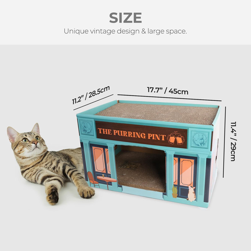 Grattoir rétro pour chat