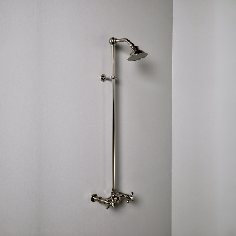 Système de douche 36 po Exposed, Laiton poli non laqué