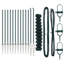 Welded Wire Fence With 13 Spike Posts Galvanised Steel-548284438-548284417