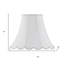 Abat-jour cloche en lin blanc-128842441