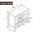 35.04 " Single Bathroom Vanity Base-91688787
