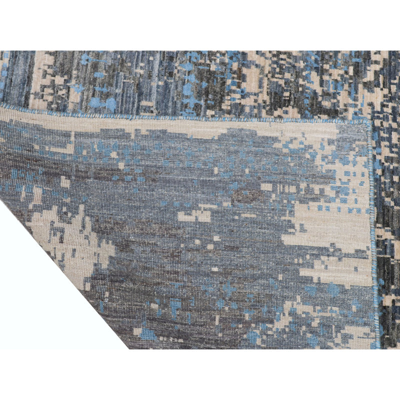 Hand Knotted Wool Area Rug