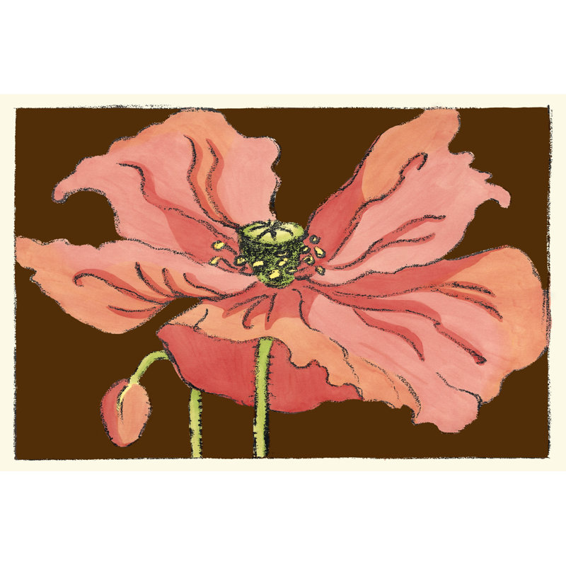 Petal Poetry I - Wrapped Canvas Painting, 61cm H x 91cm W