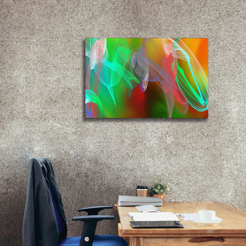 «Inverted Color In The Lines 7» par Irena Orlov, impression sur toile giclée sur toile, H 26 po x l 40 po