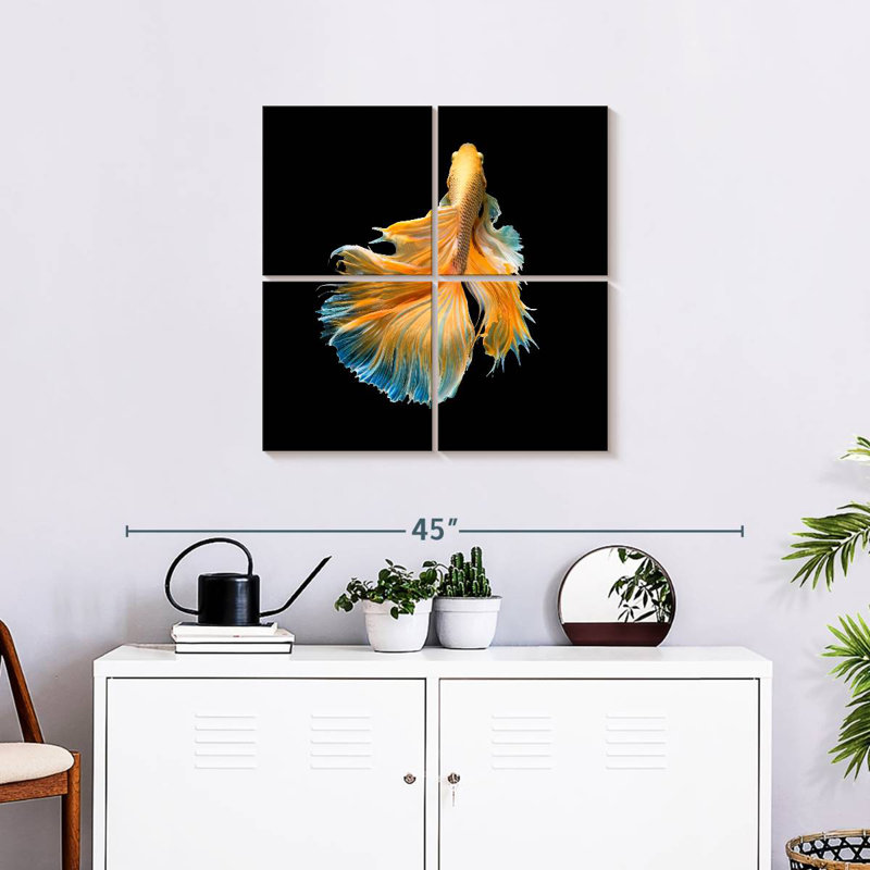 Brampt Yellow Fighter Fish Grandiose