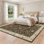 Tapis à bordure lavable à la machine Tapis antidérapant à motif floral-1970215166-1970215160