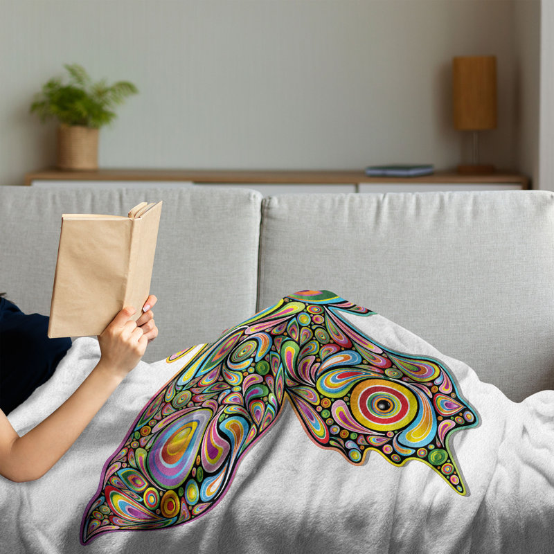 Hand Woven Throw Blanket, 50" x 70"