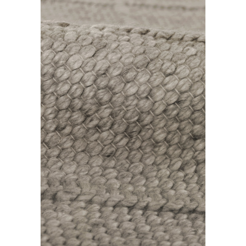 Brentwood Geometric Handmade Wool Area Rug, Brown, Rectangle 17' x 20'