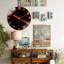 Horloge murale moderne en verre foncé