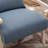 Joesy 26.8" Wide Upholstered Linen Blend Accent Chair with Wooden Legs and One Pillow-1659214757