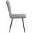 5-piece Wood Grain Dining Table And 4 Gray Fabric Upholstered Dining Chairs With Metal Base For Kitchen, Dining Room, Living Room