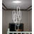 3-ring Led Dimmable Chandelier White