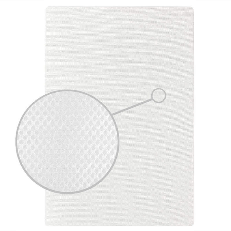 Dreamy Blue and White Memory Foam Mini Crib Mattress