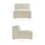 Canapé modulaire rembourré en U de performance 6 pièces Bange-1752786562