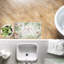  Tapis de bain recyclé et antidérapant Bloom In Grace, 18 po x 30 po-1295872621