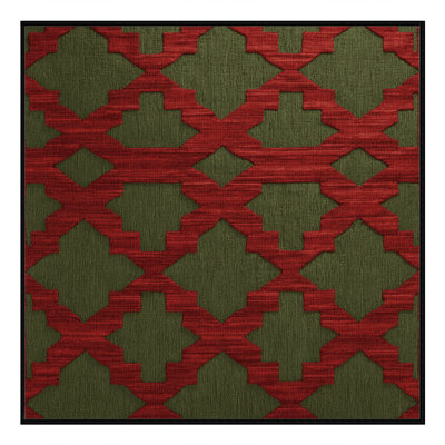 Machine Washable Trellis Brown Area Rug