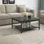 Locke Solid Wood Square Coffee Table-892647480