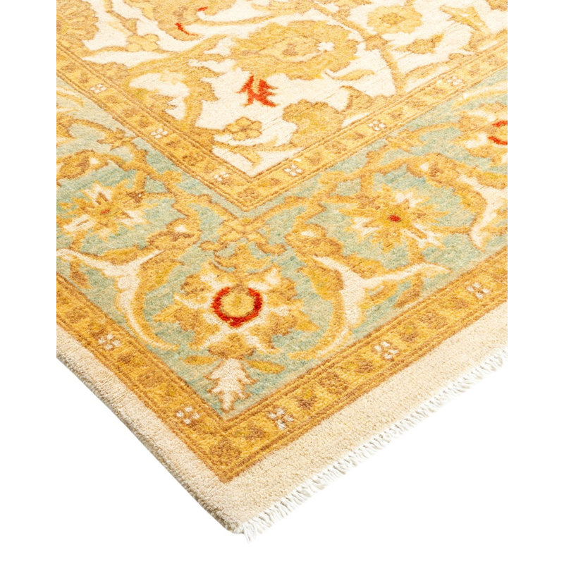 Ottoman One-of-a-Kind 4' 2" X 6' 3" Hand Knotted Area Rug