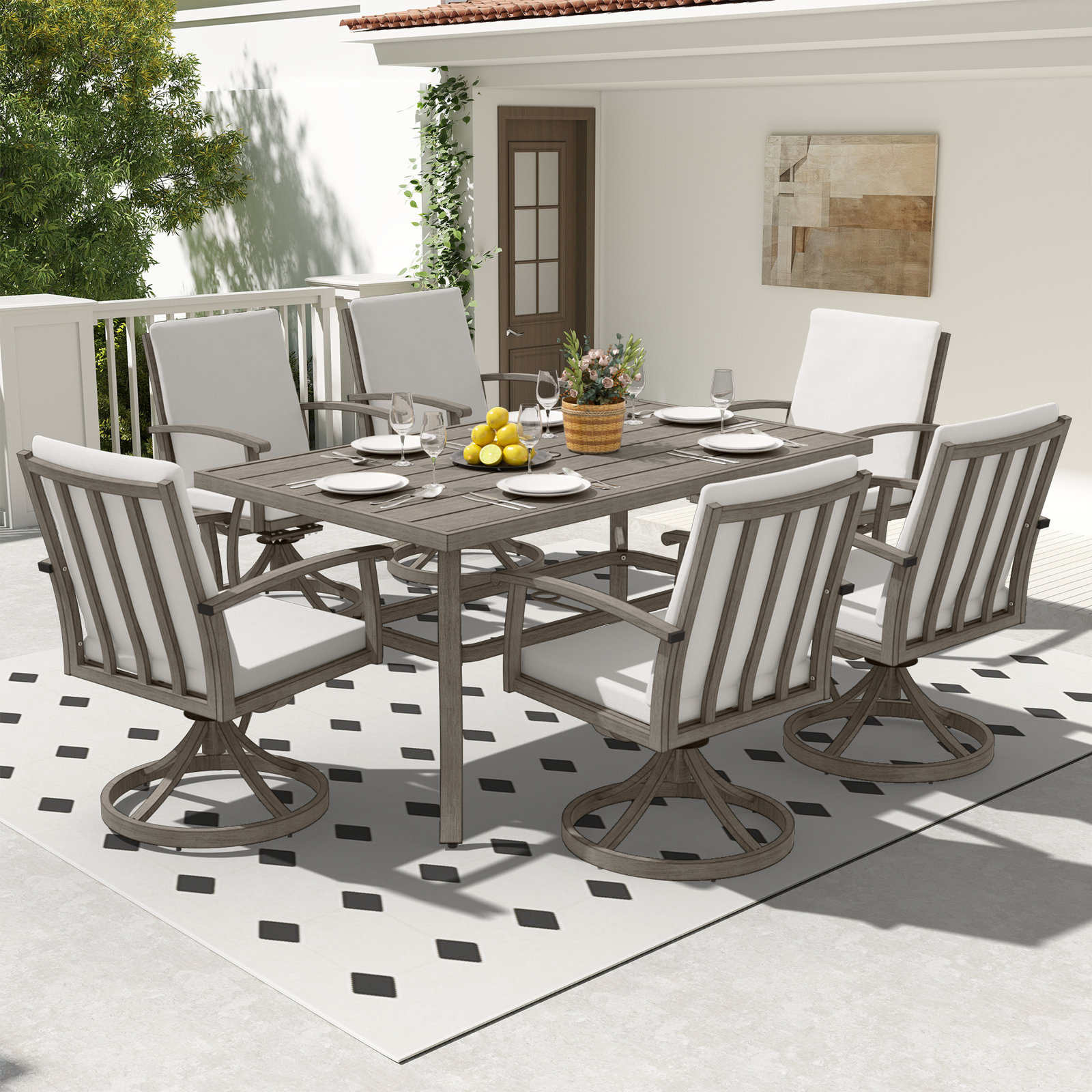 Leigh 60" Patio Dining Set