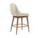 Harper Swivel Upholstered Counter Stool with Solid Wood Frame