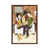 Classic Brown Wood Floater Framed