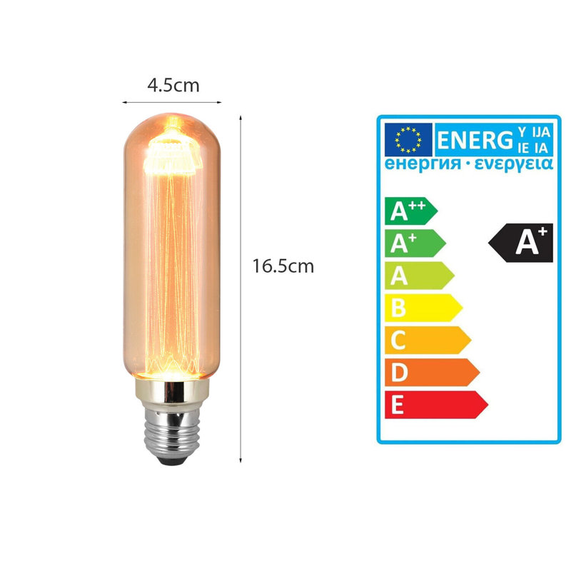 Andraea 3W T5 E27/Medium (Standard) 2000K Bulb