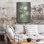 Art mural en métal «Botanical Study 3 Gold» par Julia Purinton