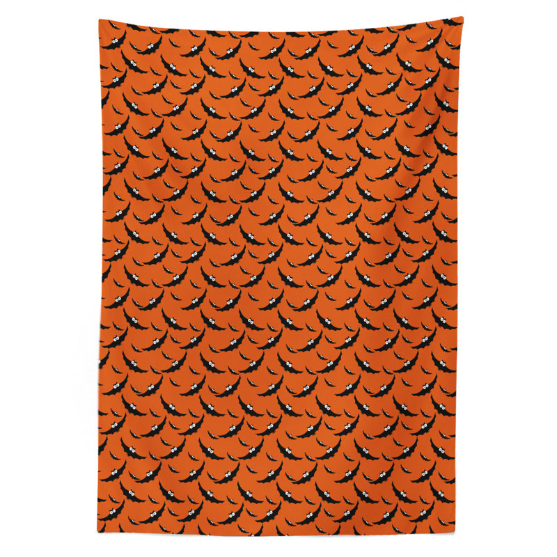 Geometric Halloween Tablecloth, 70" x 52"