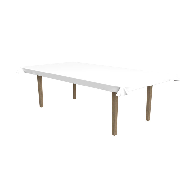 Rouleau de table en plastique - 40 po x 100 pi - paquet de 1, Blanc