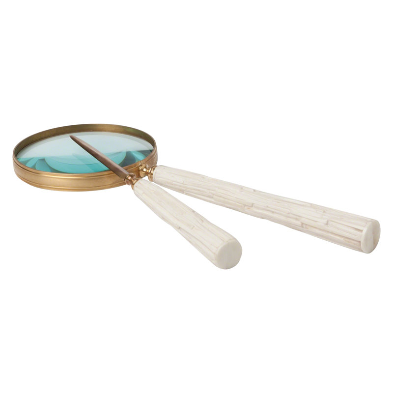 Chiseled Bone Magnifying Glass