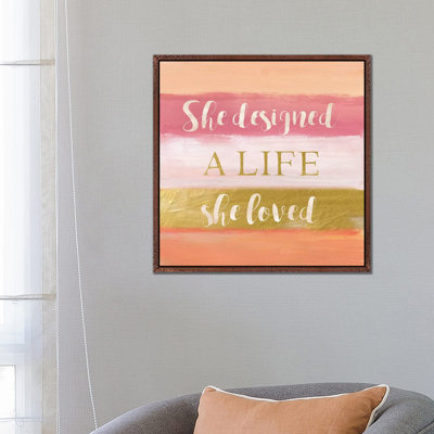 She Designed by Nan - Print on Canvas