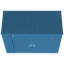 Remise de rangement en acier Elite, 8 x 4, bleu gris-72275179
