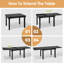 Ensemble de salle à manger extensible pour 6 personnes en aluminium avec coussins amovibles-106913528-106913427