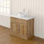 Nya 1000mm Single Bathroom Vanity with Vessel Ceramic Basin-16301821
