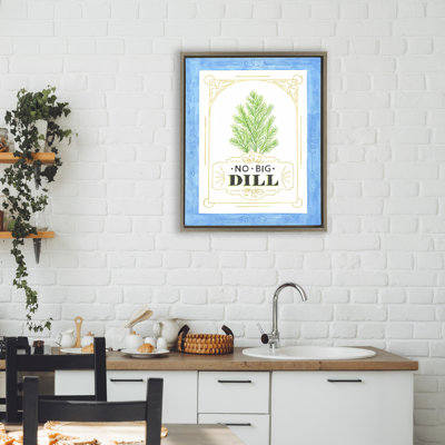 Cadre flottant No Big Dill, conception par Lara Beeston