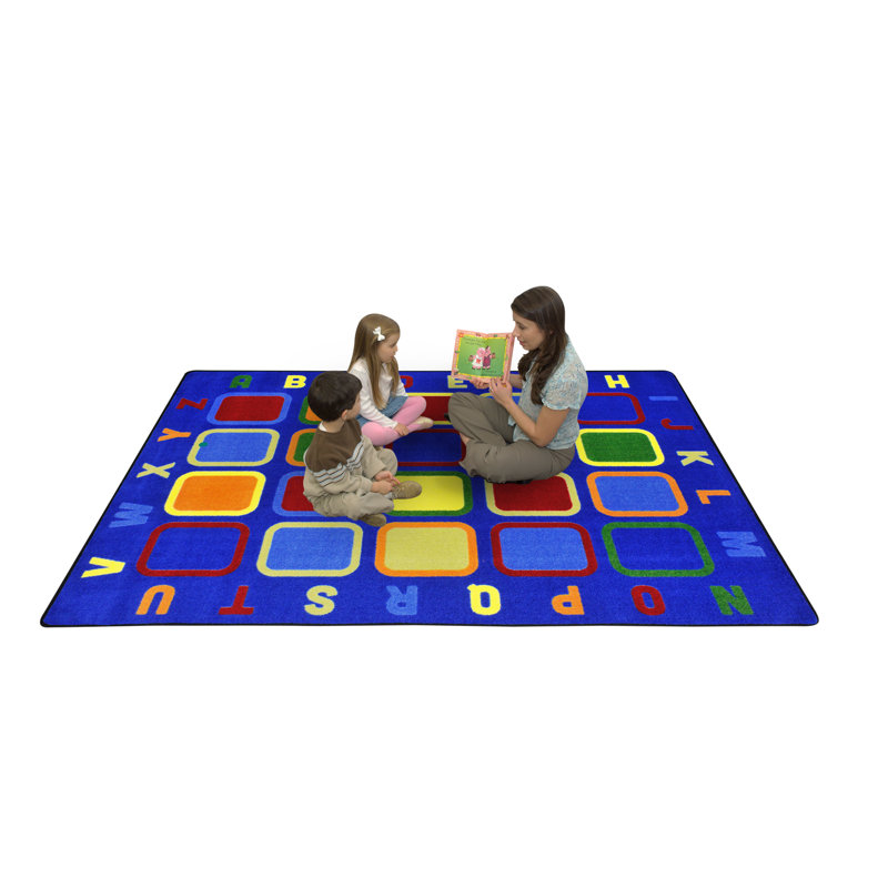 Tapis Kid Essentials Alphabet Tiles, Rectangle 5 pi 4 po x 7 pi 8 po