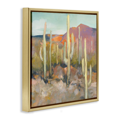 Paysage de désert de cactus doux