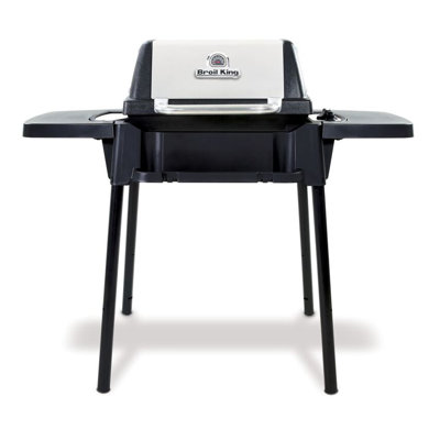 Broil King Porta-Chef 120 Portable Propane Grill in Stainless Steel and Black