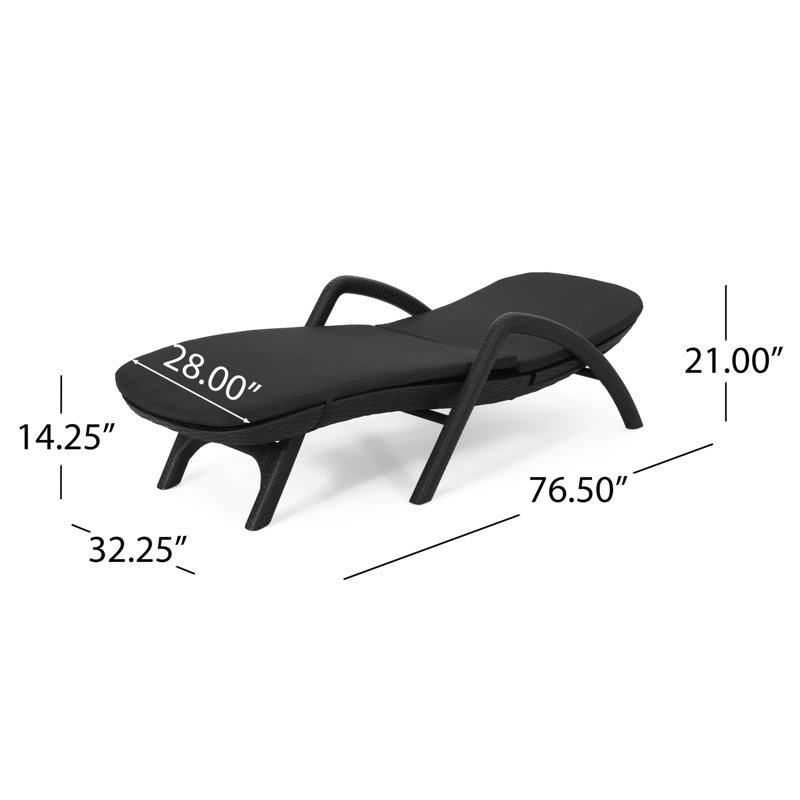 FAUTEUIL DE CHAISE MIKAEL AVEC COUSSIN, Marine